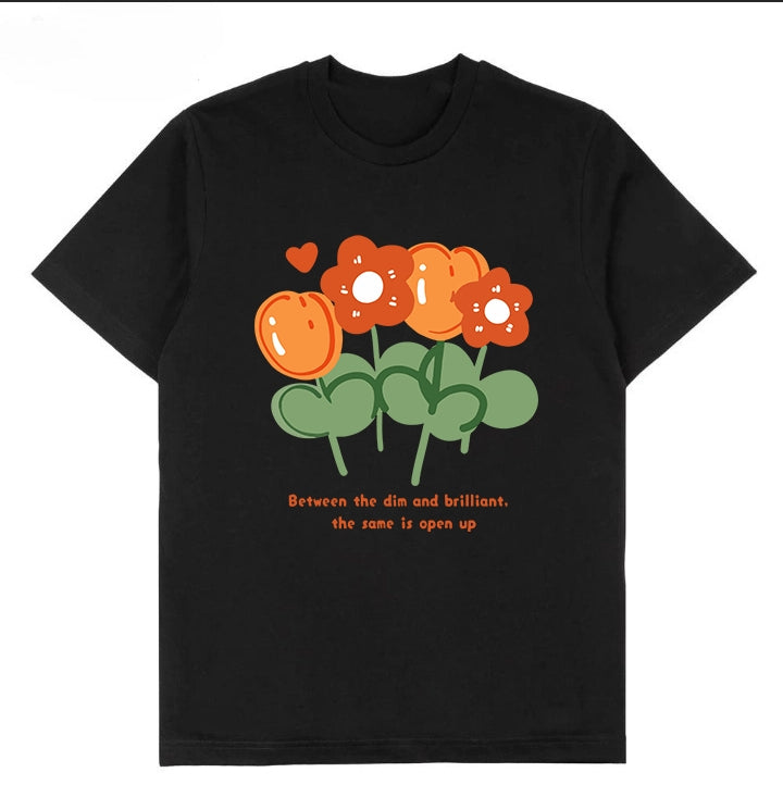 T-0047|Cartoon Classic Crew Neck T-Shirt - Soft Cotton Blend | Malaysia Factory Direct | Fast Local Shipping
