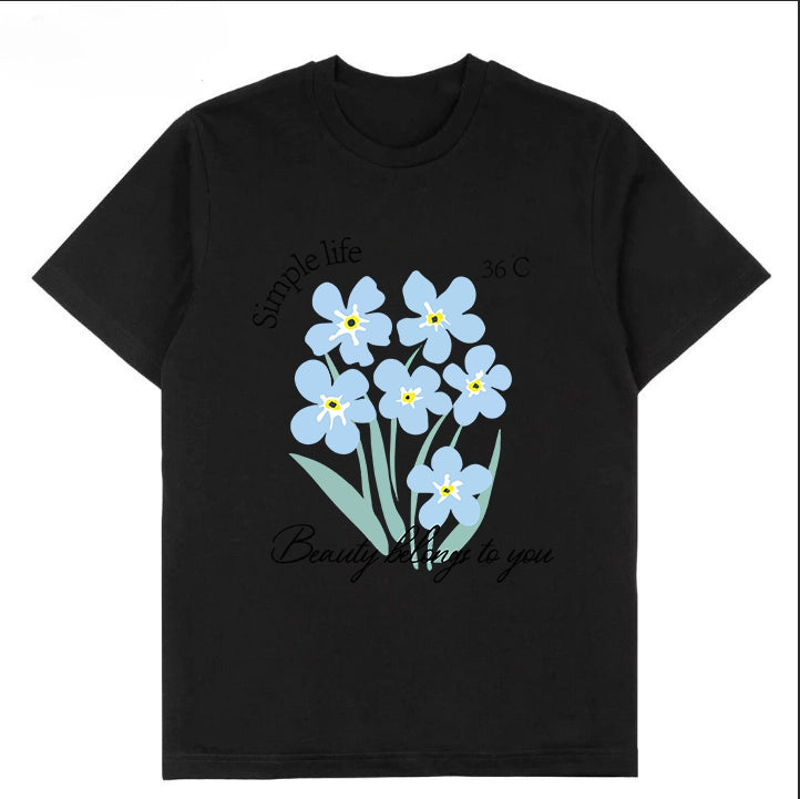T-0061|Cartoon Classic Crew Neck T-Shirt - Soft Cotton Blend | Malaysia Factory Direct | Fast Local Shipping