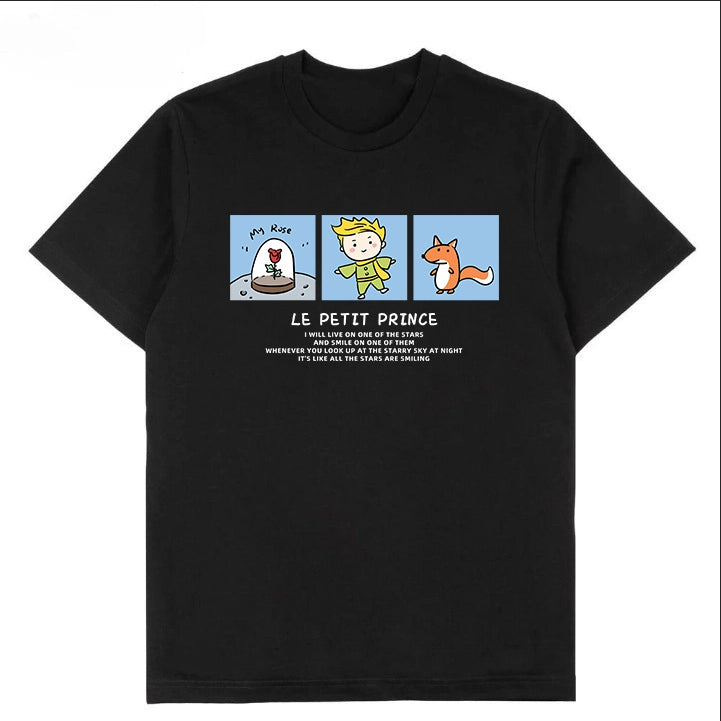 T-0080|Cartoon Classic Crew Neck T-Shirt - Soft Cotton Blend | Malaysia Factory Direct | Fast Local Shipping