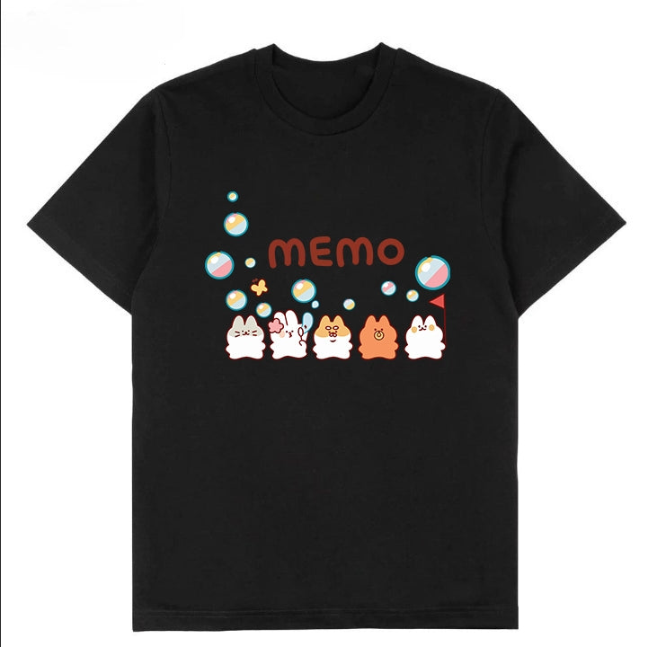 T-0083|Cartoon Classic Crew Neck T-Shirt - Soft Cotton Blend | Malaysia Factory Direct | Fast Local Shipping