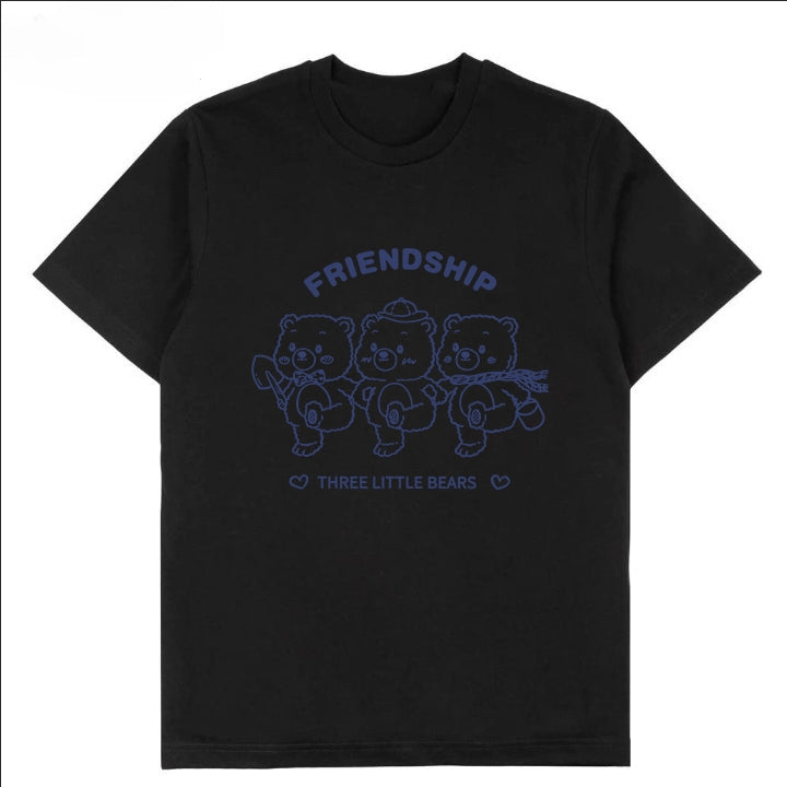 T-0087|Cartoon Classic Crew Neck T-Shirt - Soft Cotton Blend | Malaysia Factory Direct | Fast Local Shipping