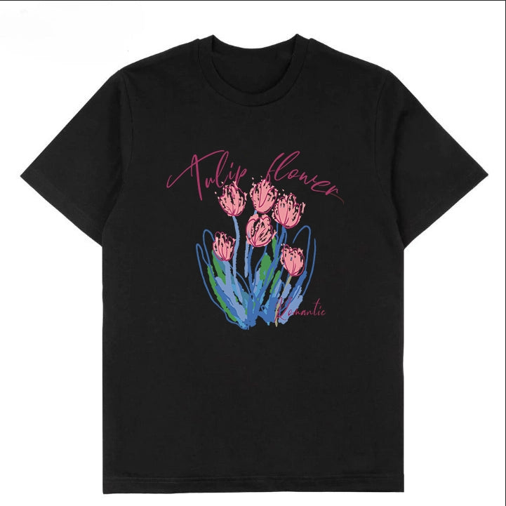 T-0053|Cartoon Classic Crew Neck T-Shirt - Soft Cotton Blend | Malaysia Factory Direct | Fast Local Shipping