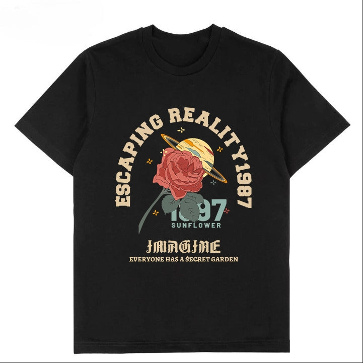 T-0064|Cartoon Classic Crew Neck T-Shirt - Soft Cotton Blend | Malaysia Factory Direct | Fast Local Shipping