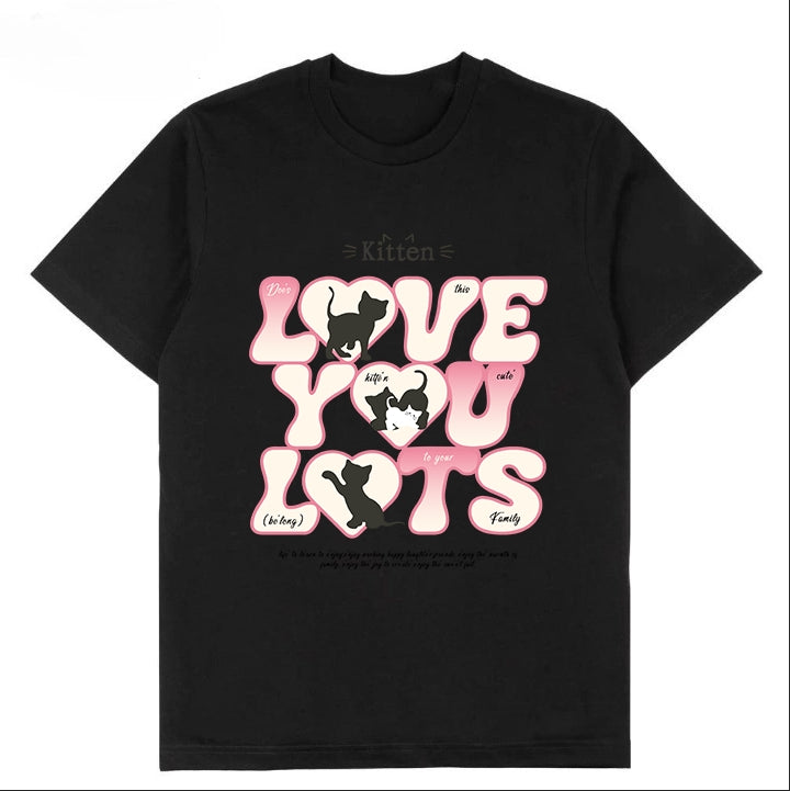 T-0070|Cartoon Classic Crew Neck T-Shirt - Soft Cotton Blend | Malaysia Factory Direct | Fast Local Shipping