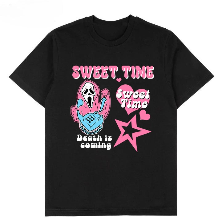 T-0075|Cartoon Classic Crew Neck T-Shirt - Soft Cotton Blend | Malaysia Factory Direct | Fast Local Shipping