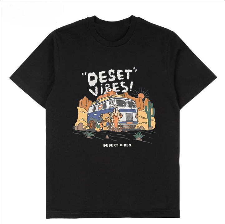 T-0081|Cartoon Classic Crew Neck T-Shirt - Soft Cotton Blend | Malaysia Factory Direct | Fast Local Shipping