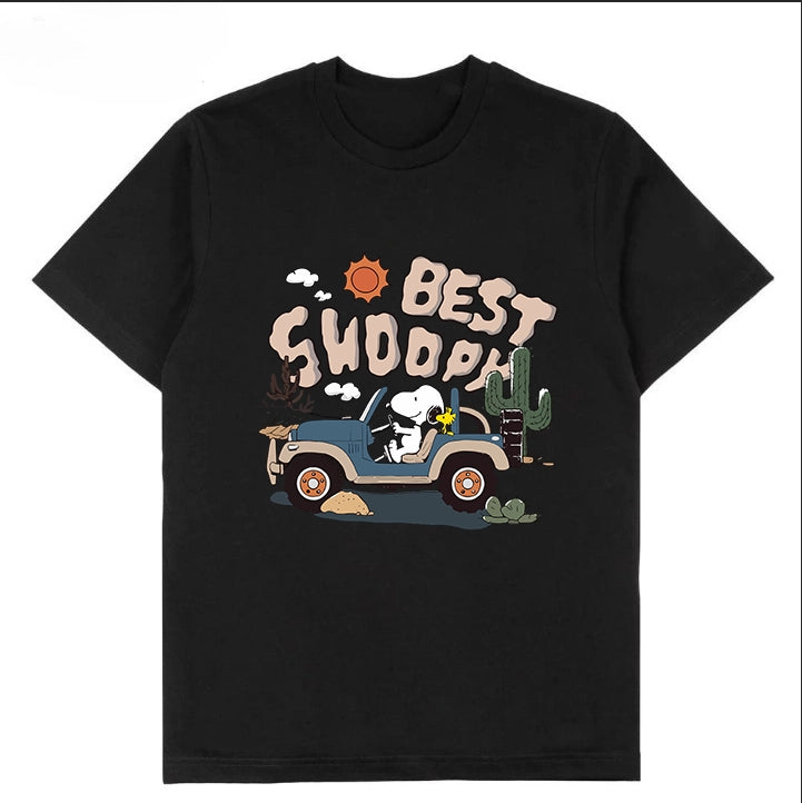 T-0085|Cartoon Classic Crew Neck T-Shirt - Soft Cotton Blend | Malaysia Factory Direct | Fast Local Shipping